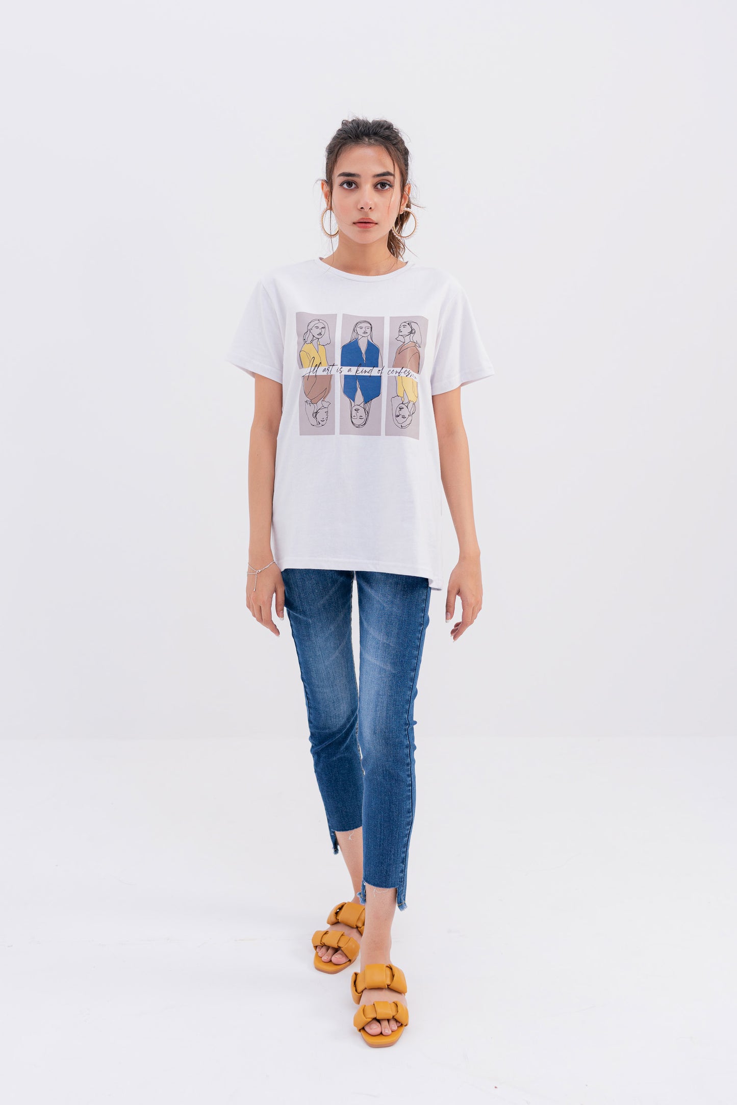 Confessional Art Graphic Minor Fault T-shirt - Hustle N Holla