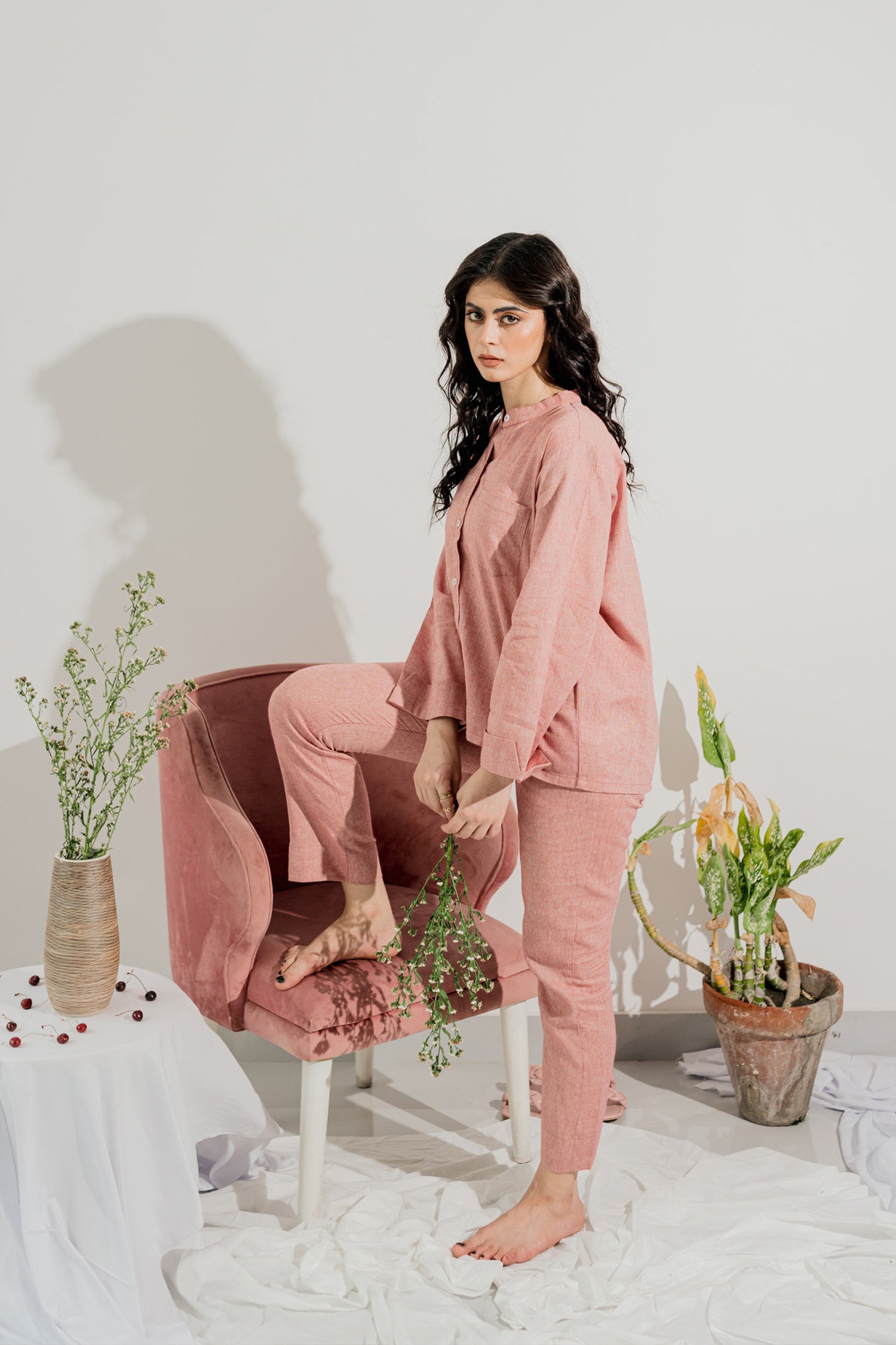 Coral Pink Button-down Minor Fault Shirt - Hustle N Holla