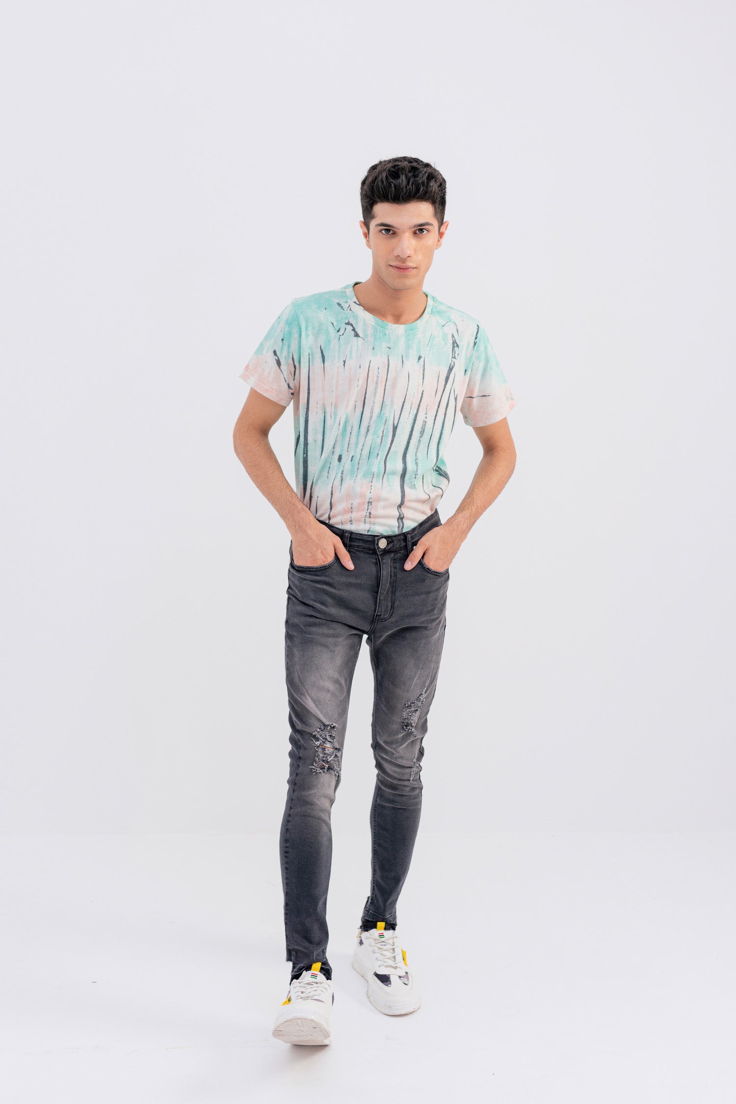Deep Grey Skinny Minor Fault Jeans - Hustle N Holla