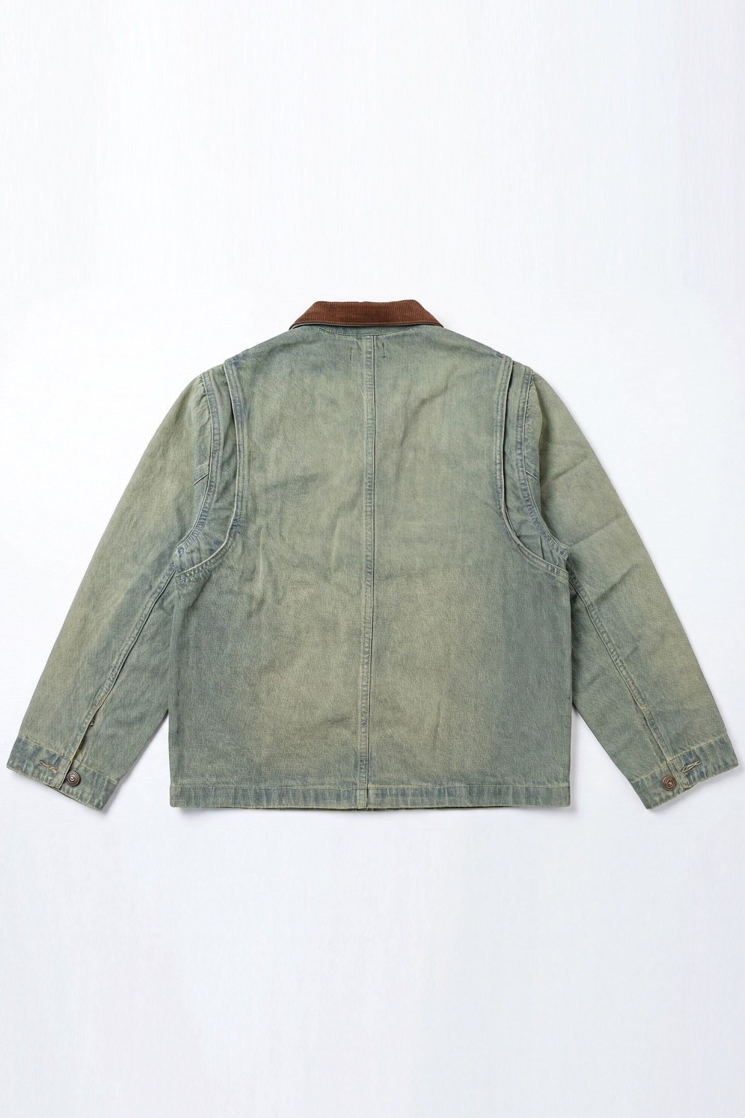 Blue Vintage Washed Relaxed Fit Jacket - Hustle N Holla