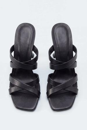Double Criss-Cross Strappy Heels - Hustle N Holla