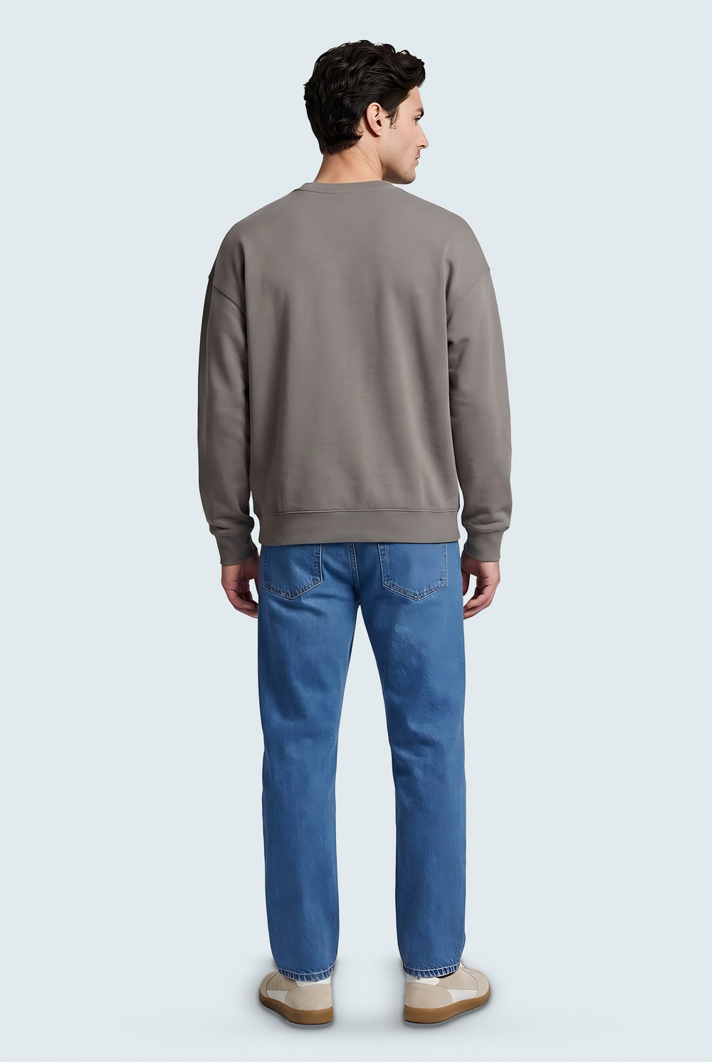 Dusty Olive Oversized Graphic Sweatshirt - Hustle N Holla