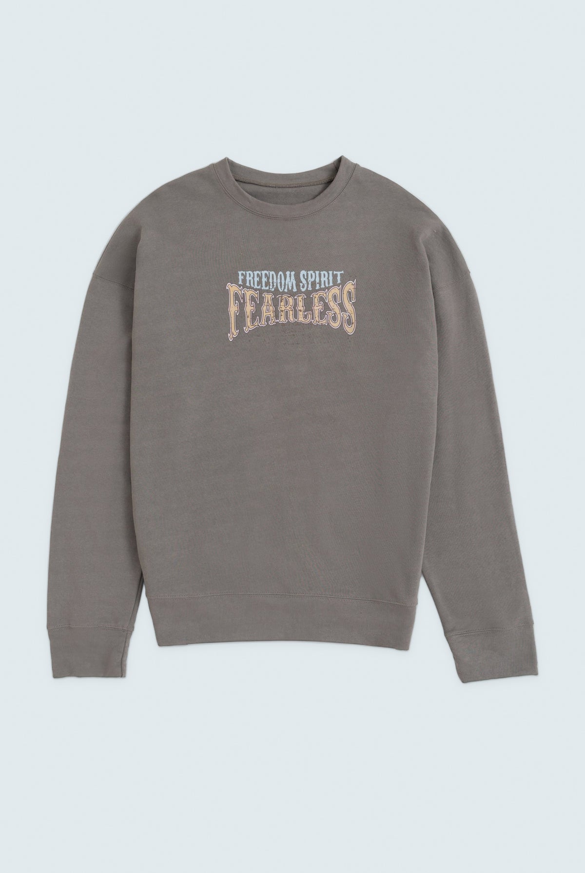 Dusty Olive Oversized Graphic Sweatshirt - Hustle N Holla