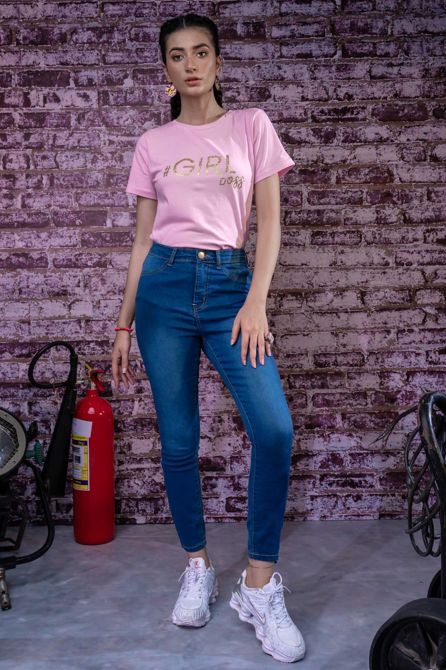 Faith Medium Wash Minor Fault Jeans - Hustle N Holla