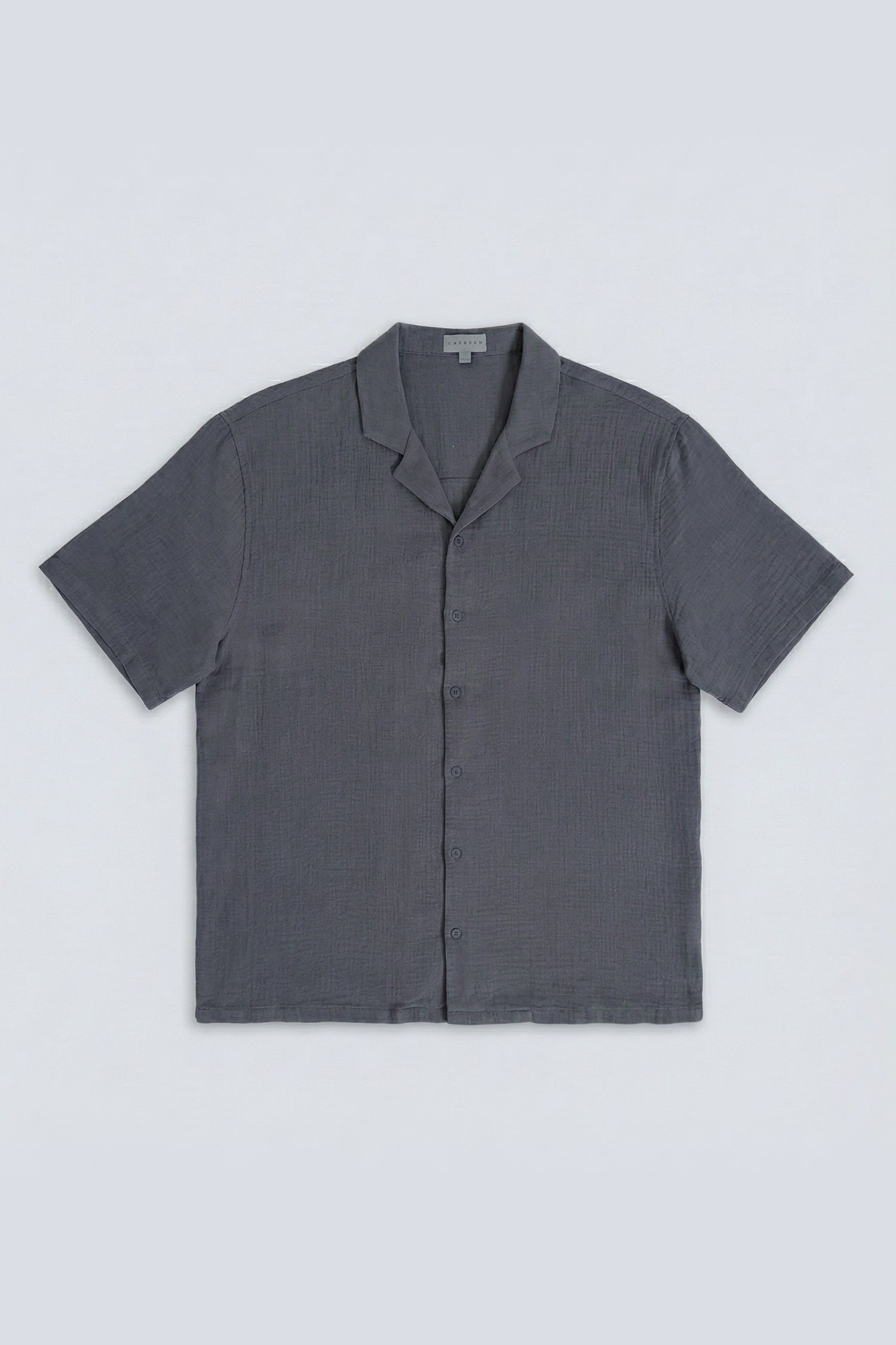 Grey Regular Fit Cheesecloth Shirt - Hustle N Holla