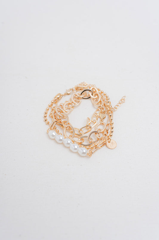 Gold Assorted Bracelet Set