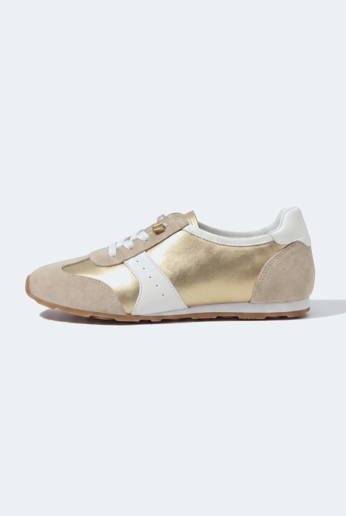 Gold Metallic Trainer Pumps - Hustle N Holla