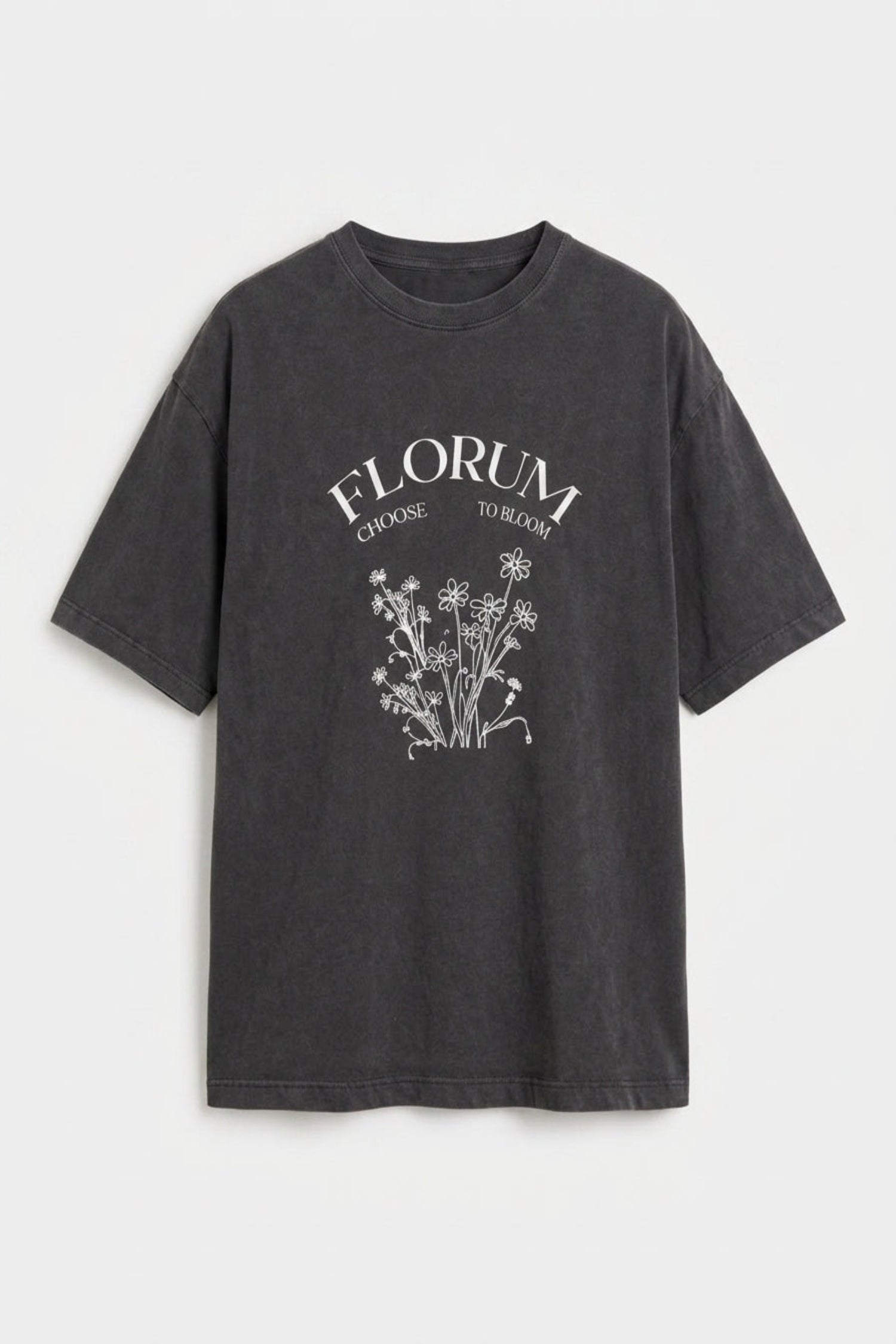 Grey Oversized T-Shirt - Hustle N Holla