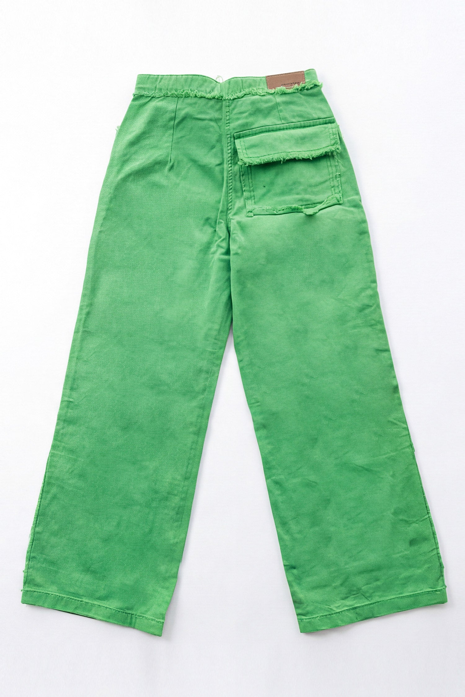 Neon Green Wide Leg Jeans - Hustle N Holla