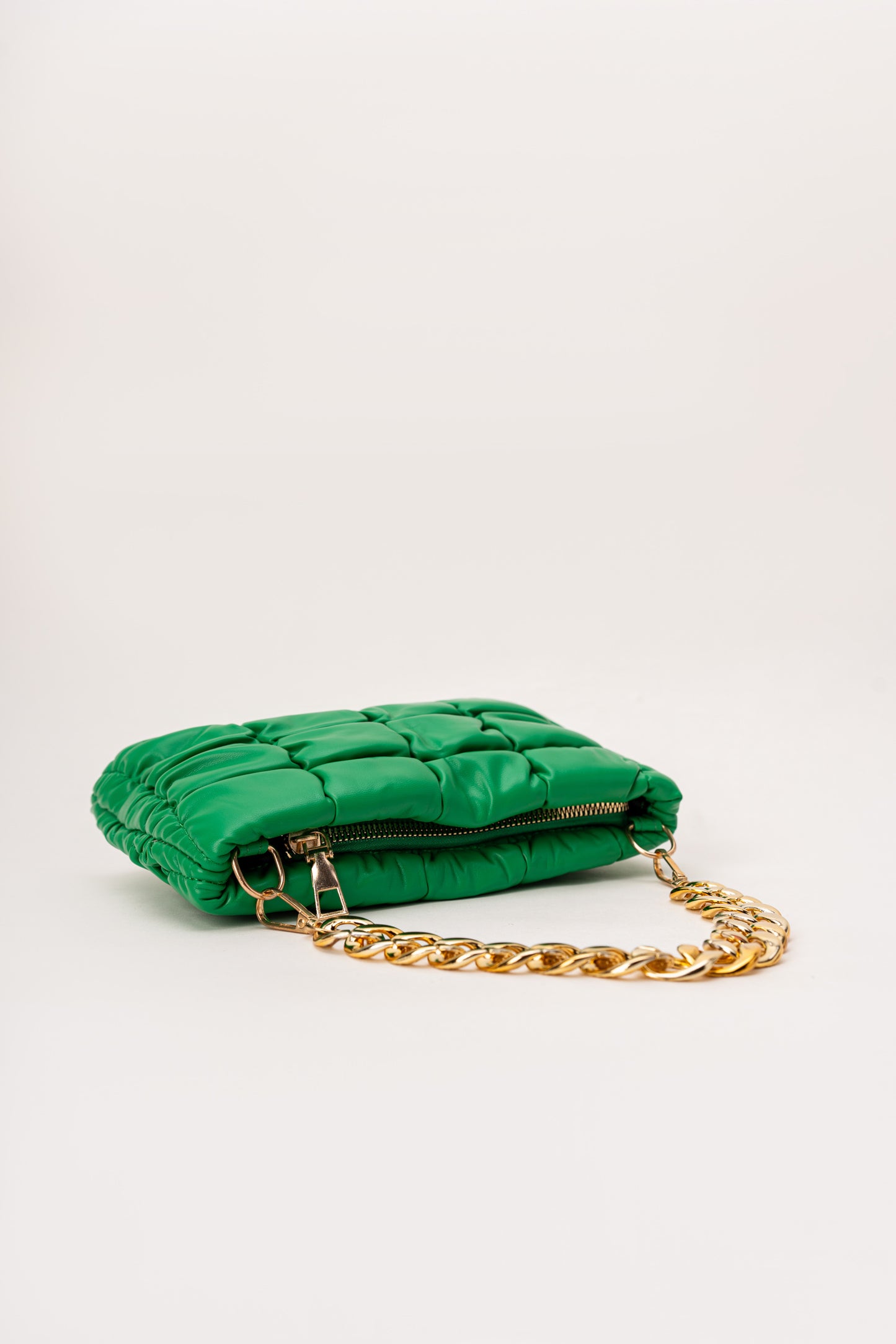 Green Quilted Bag