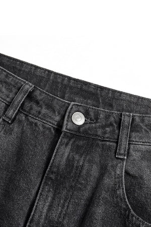 Grey Mid Washed Baggy Fit Denim Jeans - Hustle N Holla