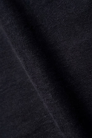 Black Relaxed Fit Utility Denim Shirt - Hustle N Holla