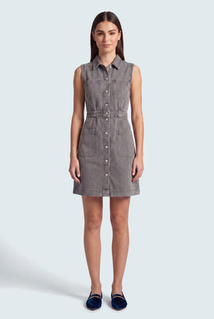 Grey Sleeveless Mini Dress - Hustle N Holla