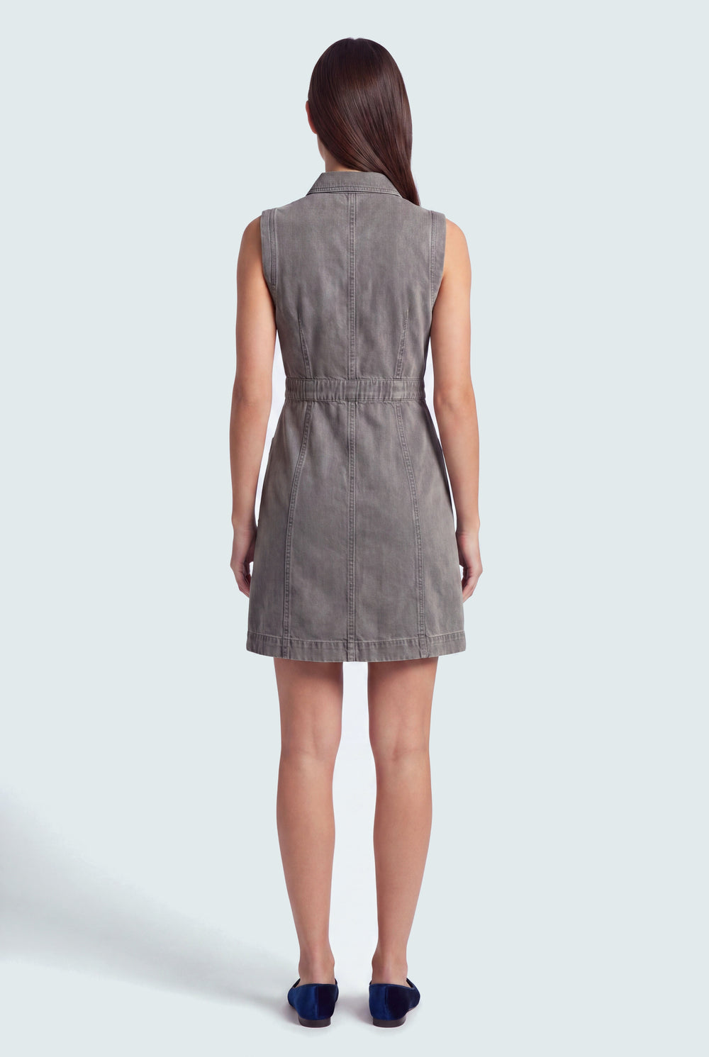 Grey Sleeveless Mini Dress - Hustle N Holla