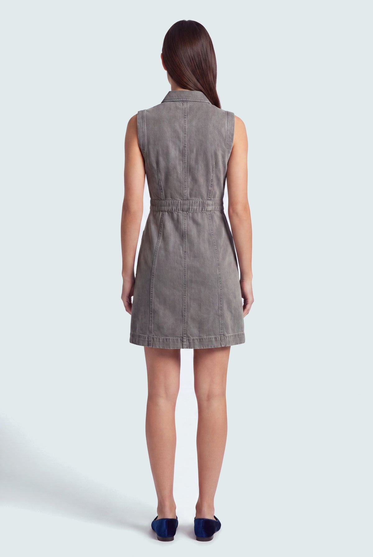 Grey Sleeveless Mini Dress - Hustle N Holla