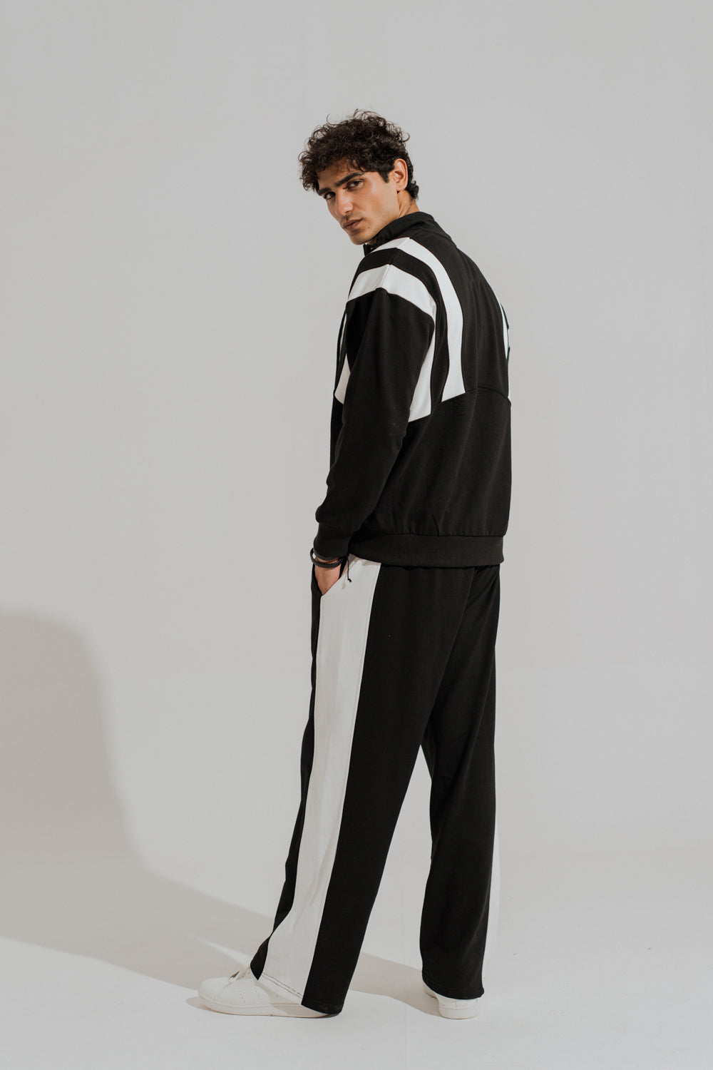 Black Relaxed Fit Mock Neck Zipper - Hustle N Holla