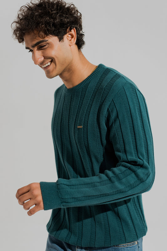 Green Relaxed Fit Sweaters - Hustle N Holla
