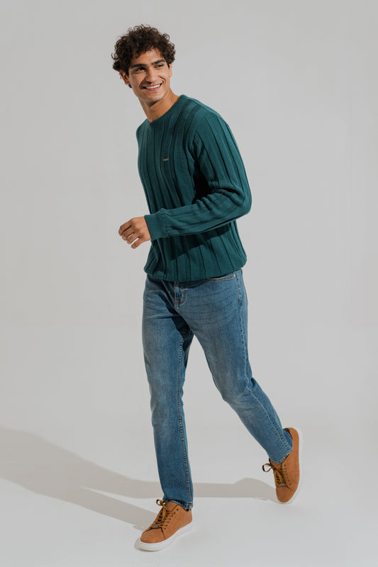 Green Relaxed Fit Sweaters - Hustle N Holla