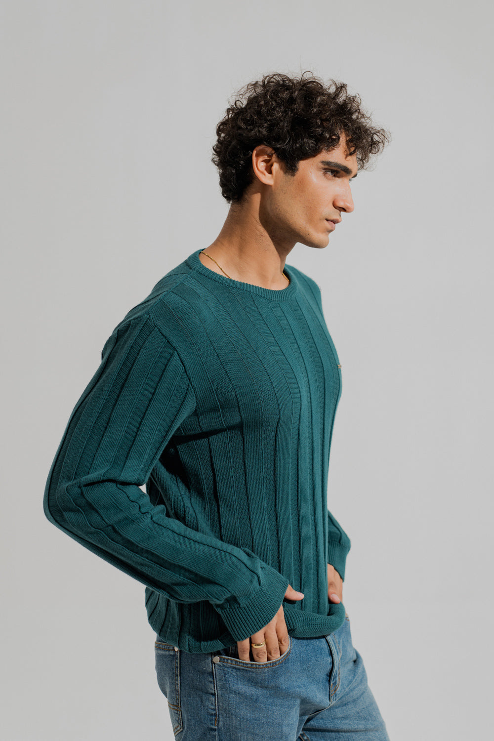 Green Relaxed Fit Sweaters - Hustle N Holla