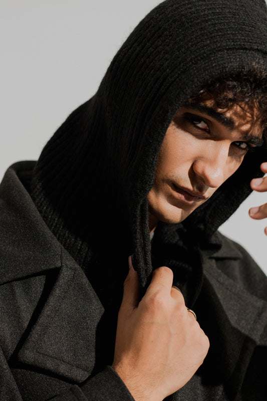 Black Balaclava Unisex Hood