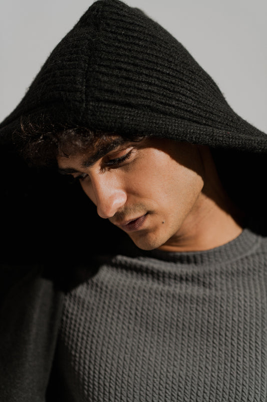 Black Balaclava Unisex Hood