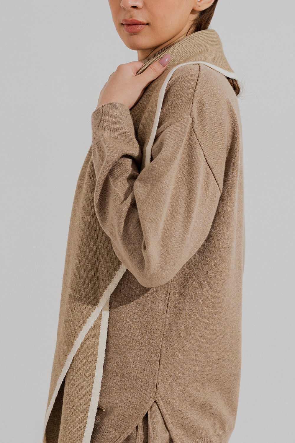 Beige Unisex Wool Scarf - Hustle N Holla