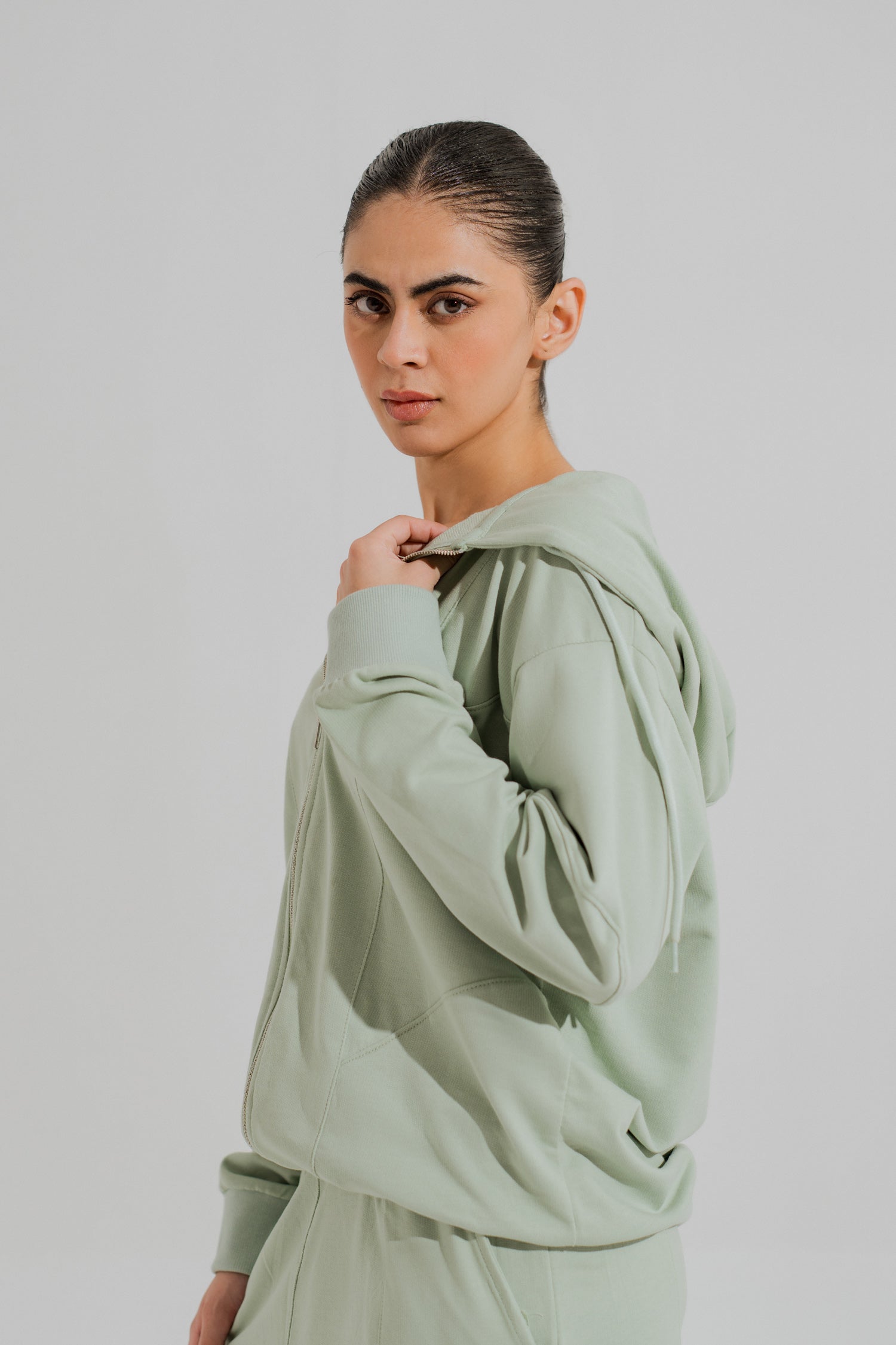 Sage Green Oversized Hoodie - Hustle N Holla