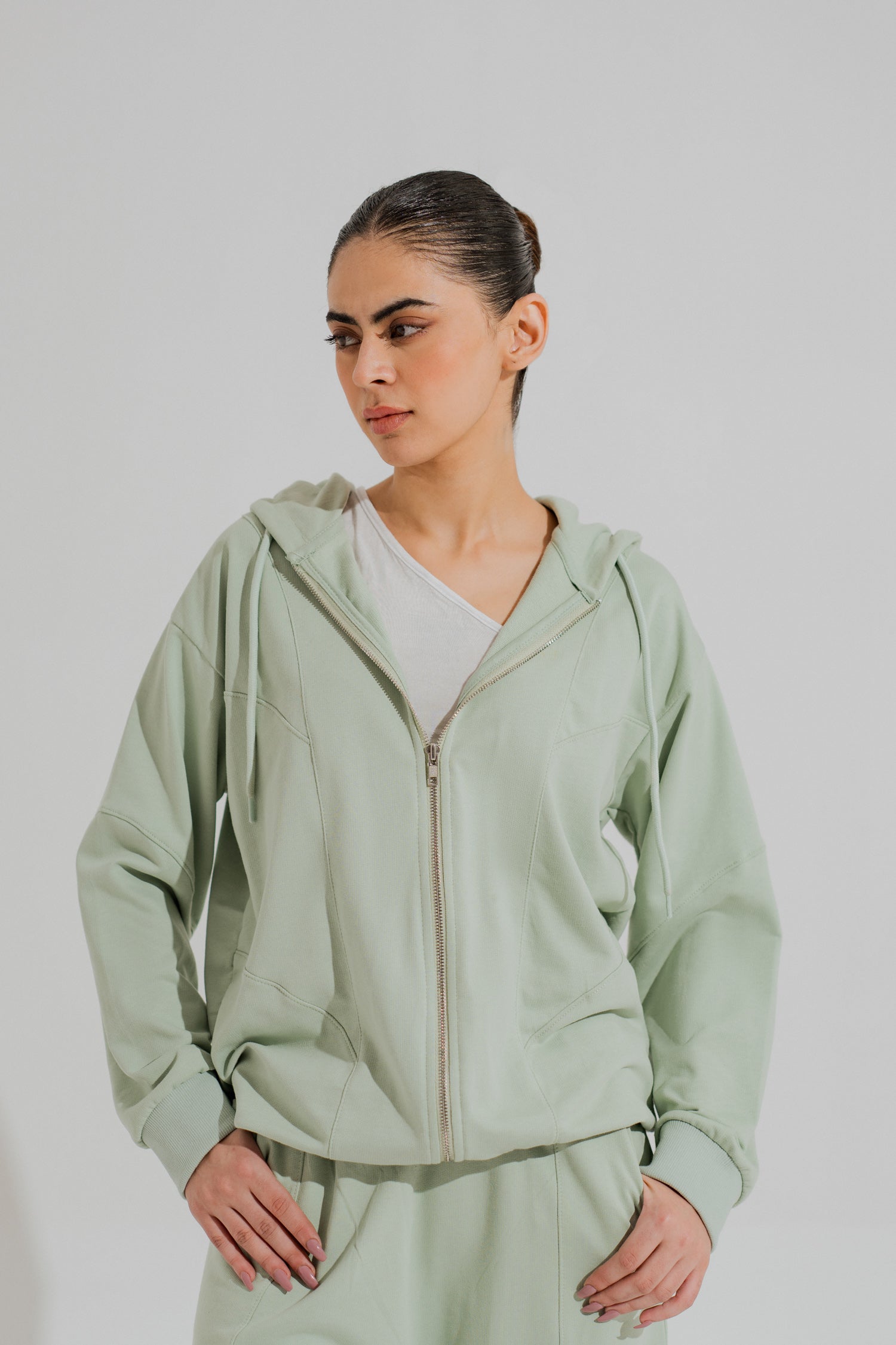 Sage Green Oversized Hoodie - Hustle N Holla
