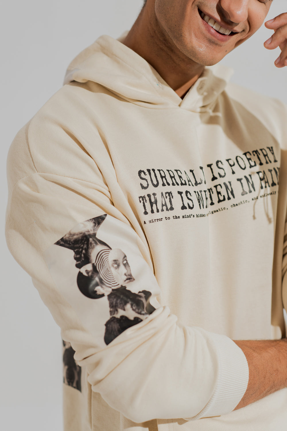 Graphic Print Pullover Hoodie - Hustle N Holla