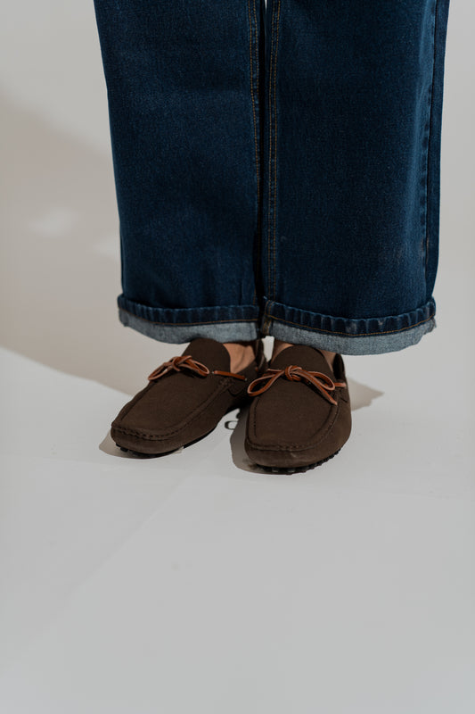 Blue Dark Washed Loose Fit Denim Jeans - Hustle N Holla