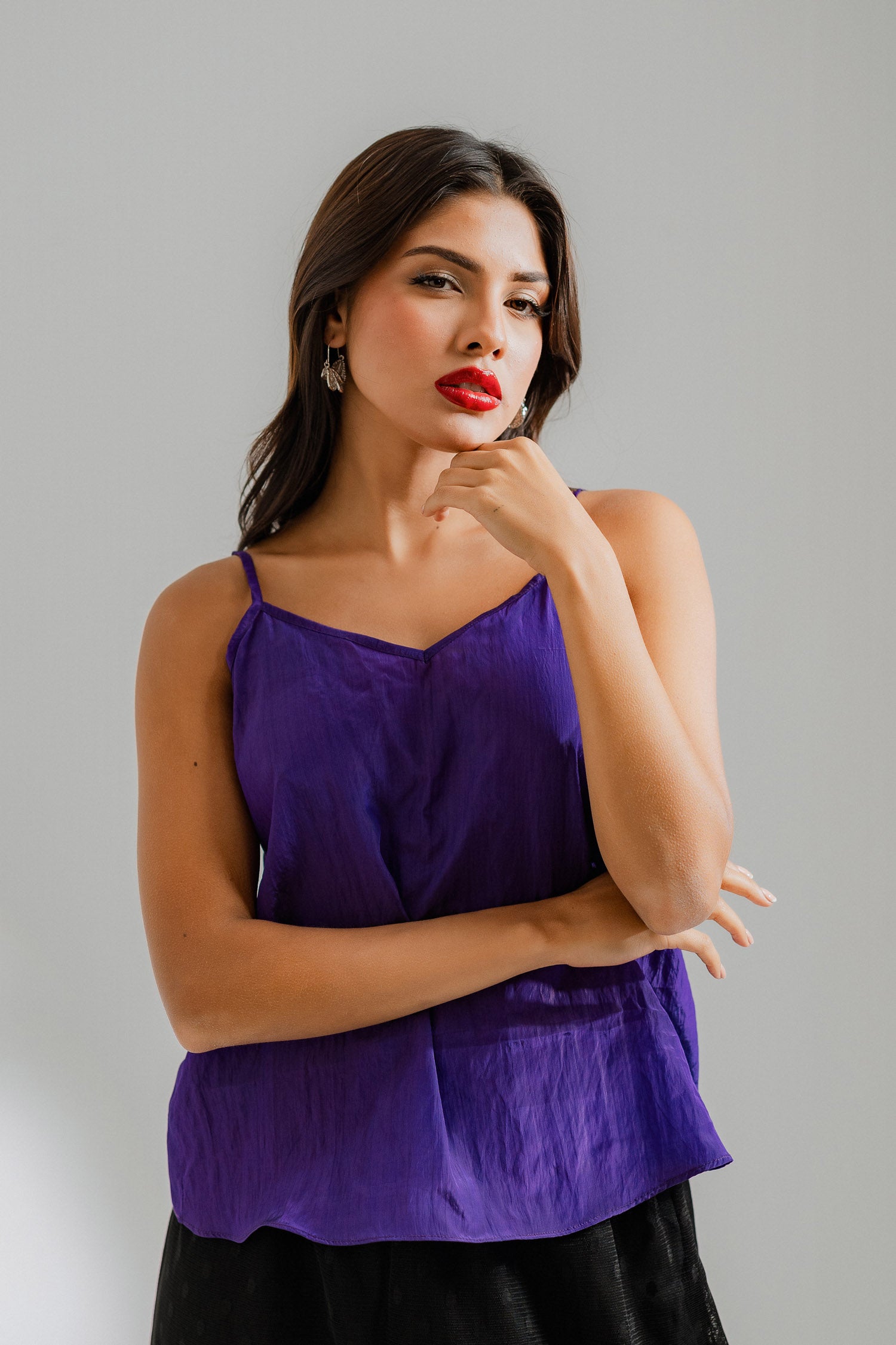 Silk Cami Top - Hustle N Holla