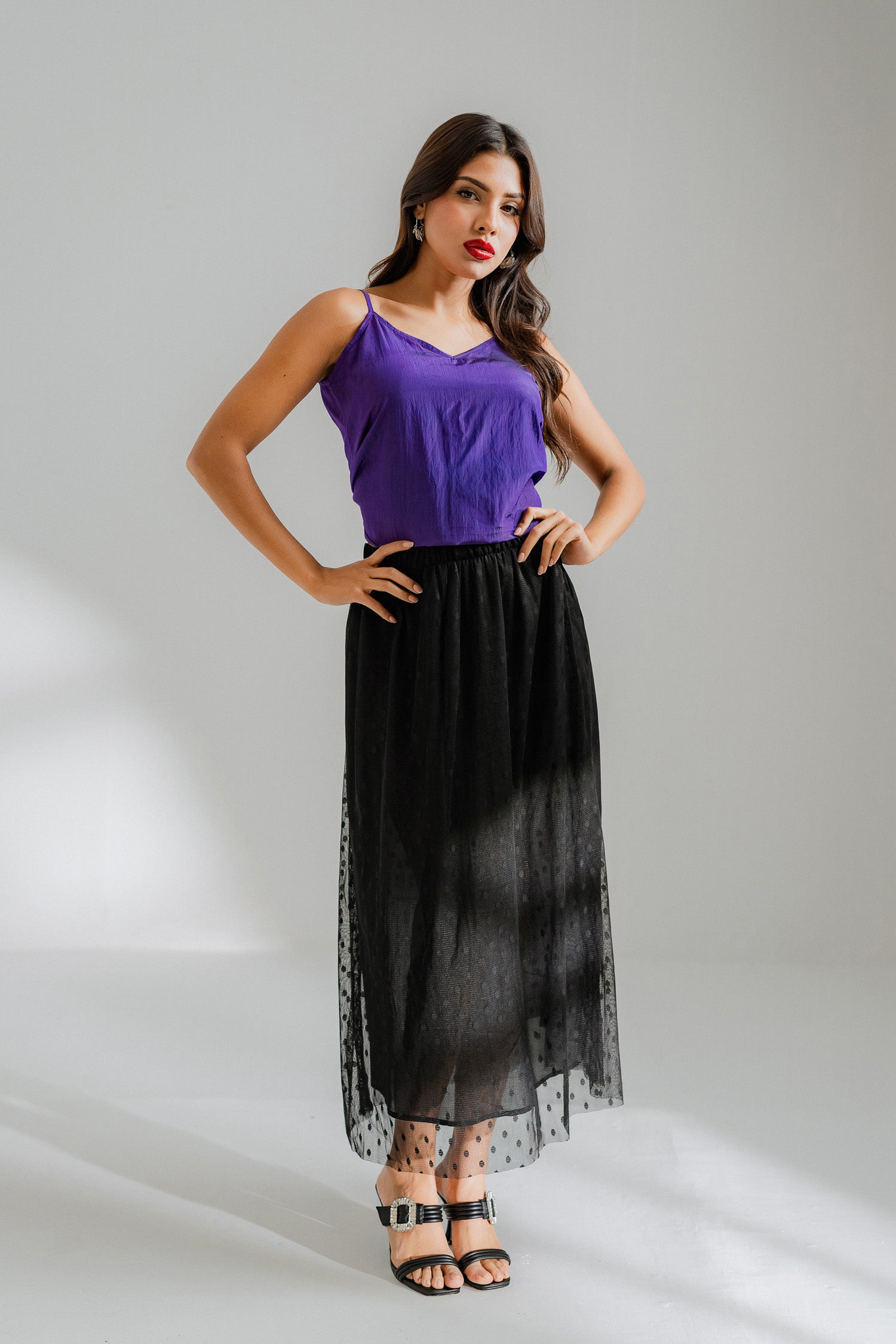 Black Net Skirt - Hustle N Holla