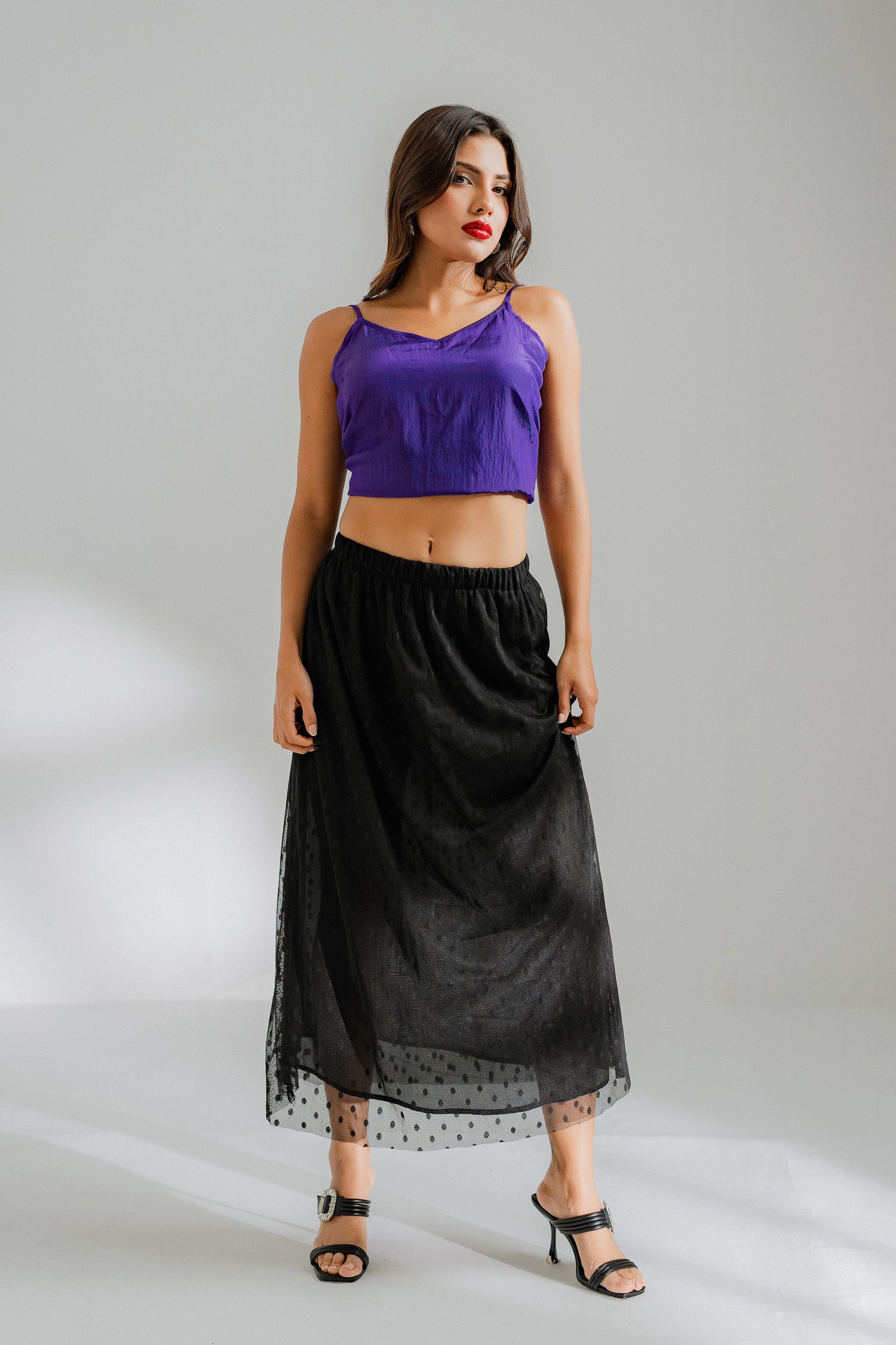Black Net Skirt - Hustle N Holla