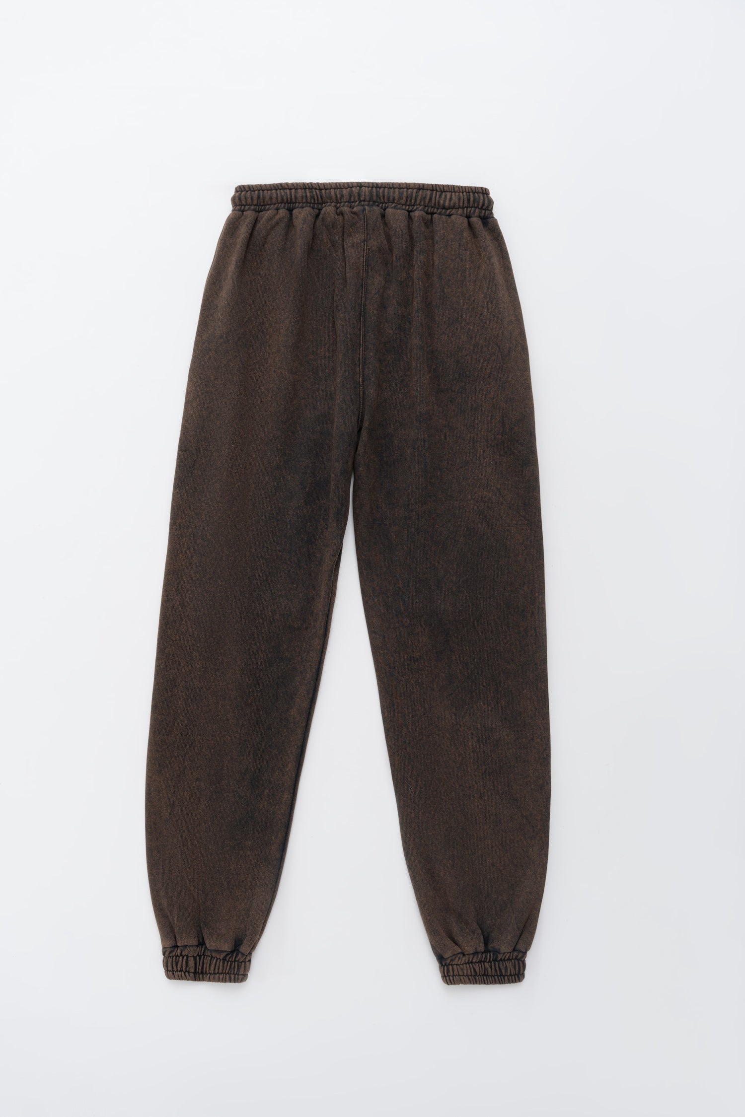 Black Acid Washed Jogger Fit Sweatpants - Hustle N Holla