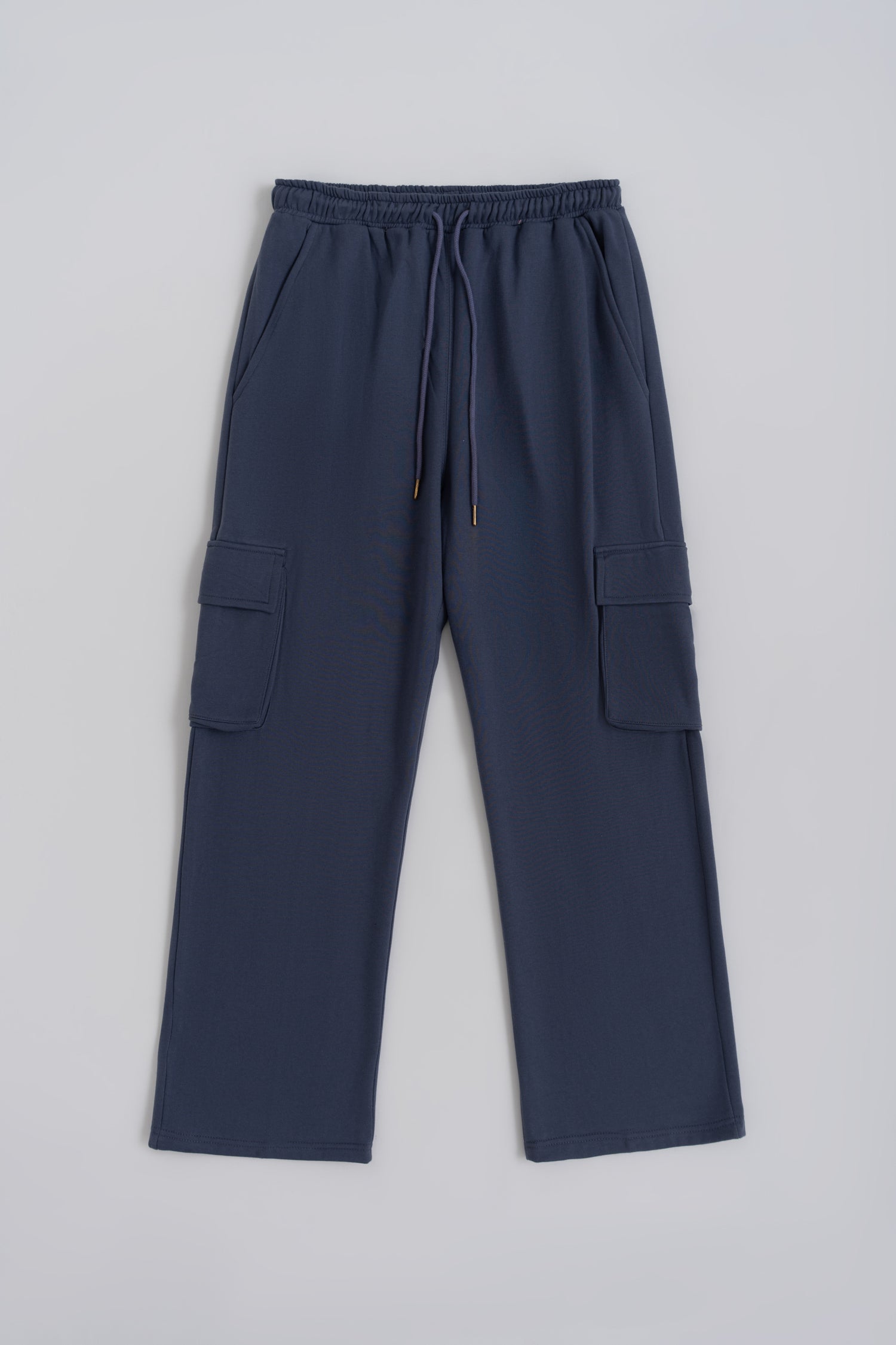 Dusky Blue Straight Fit Sweatpants