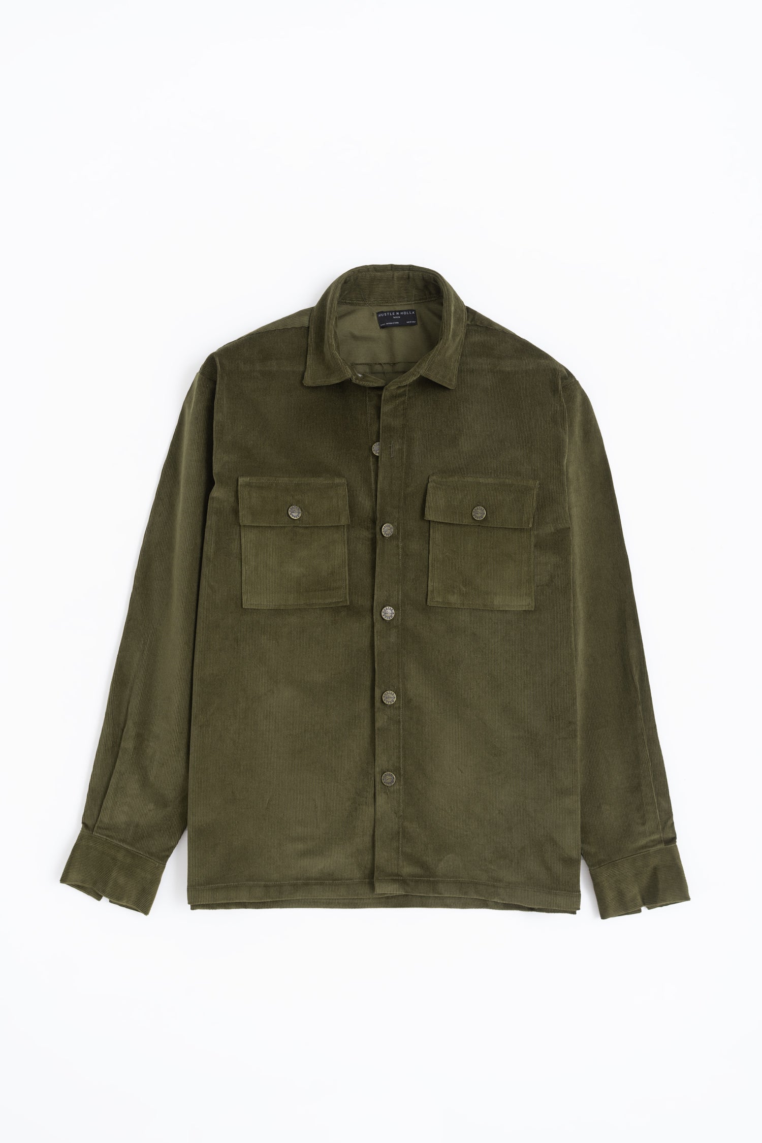 Oversized Corduroy Button Down Shirt