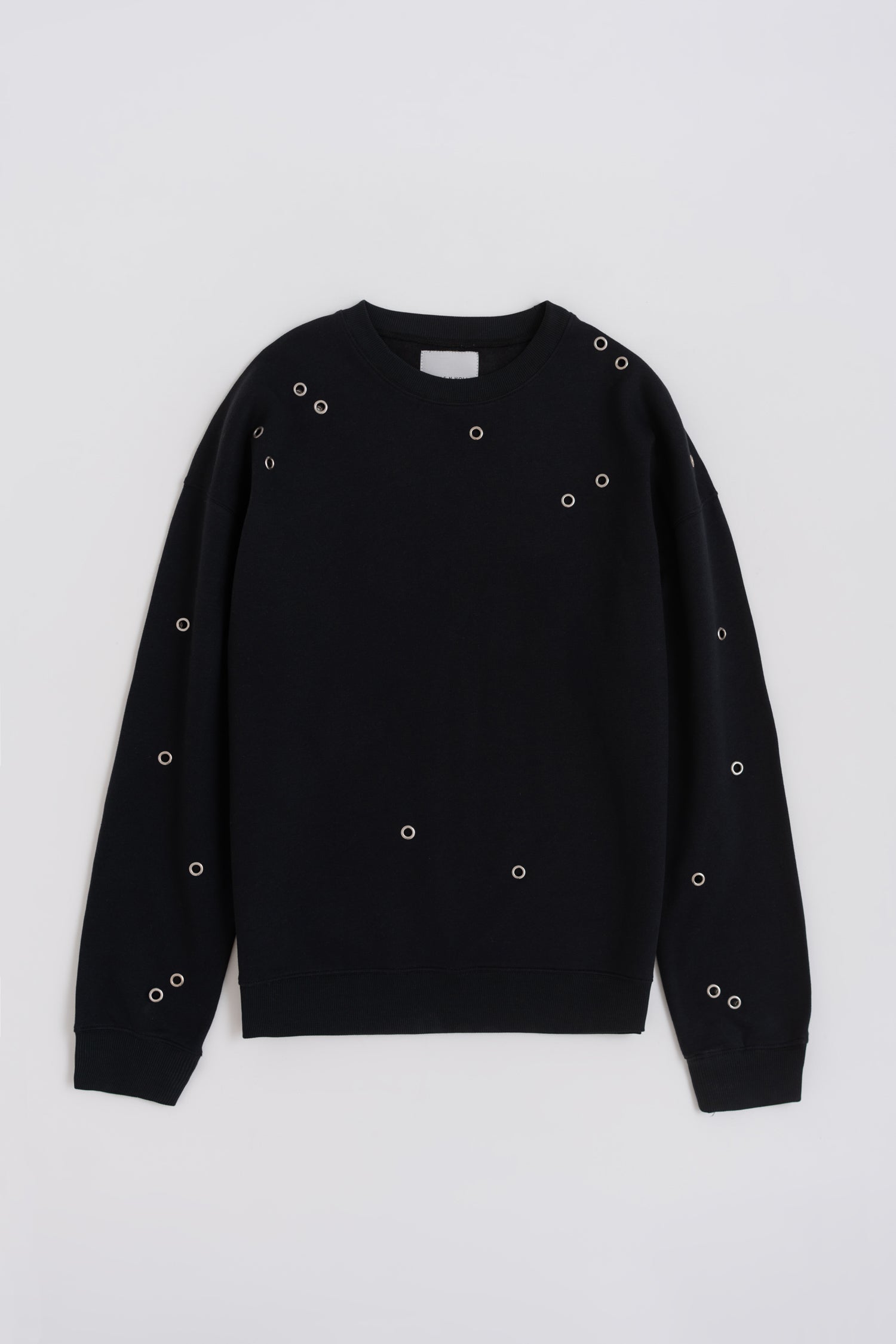 Black Straight Fit Sweatshirt