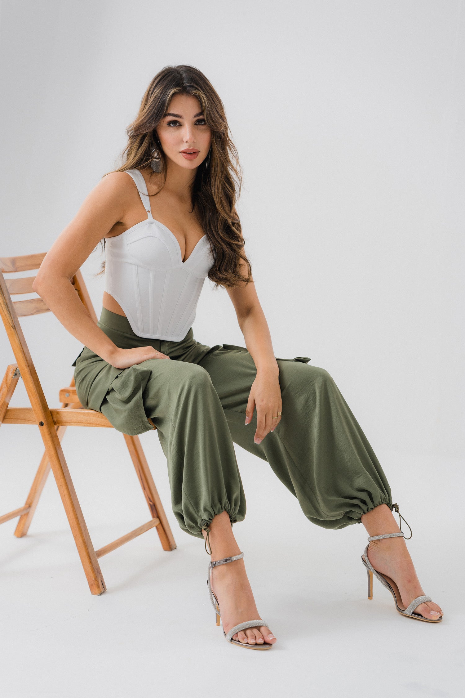 Silk Cargo Pants - Hustle N Holla