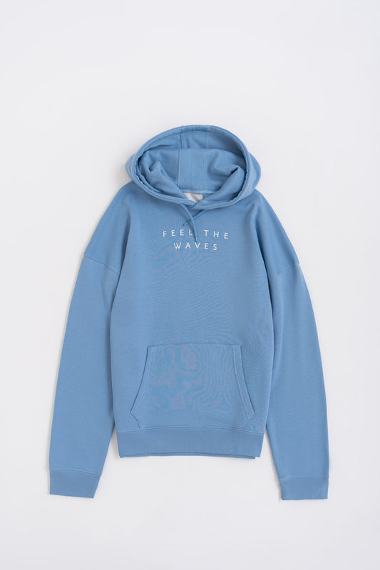 Blue Oversized Pullover Hoodie - Hustle N Holla