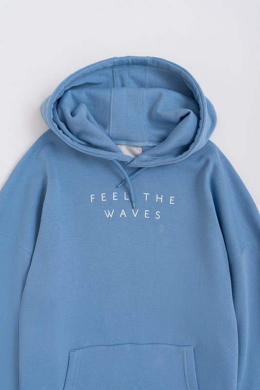 Blue Oversized Pullover Hoodie - Hustle N Holla