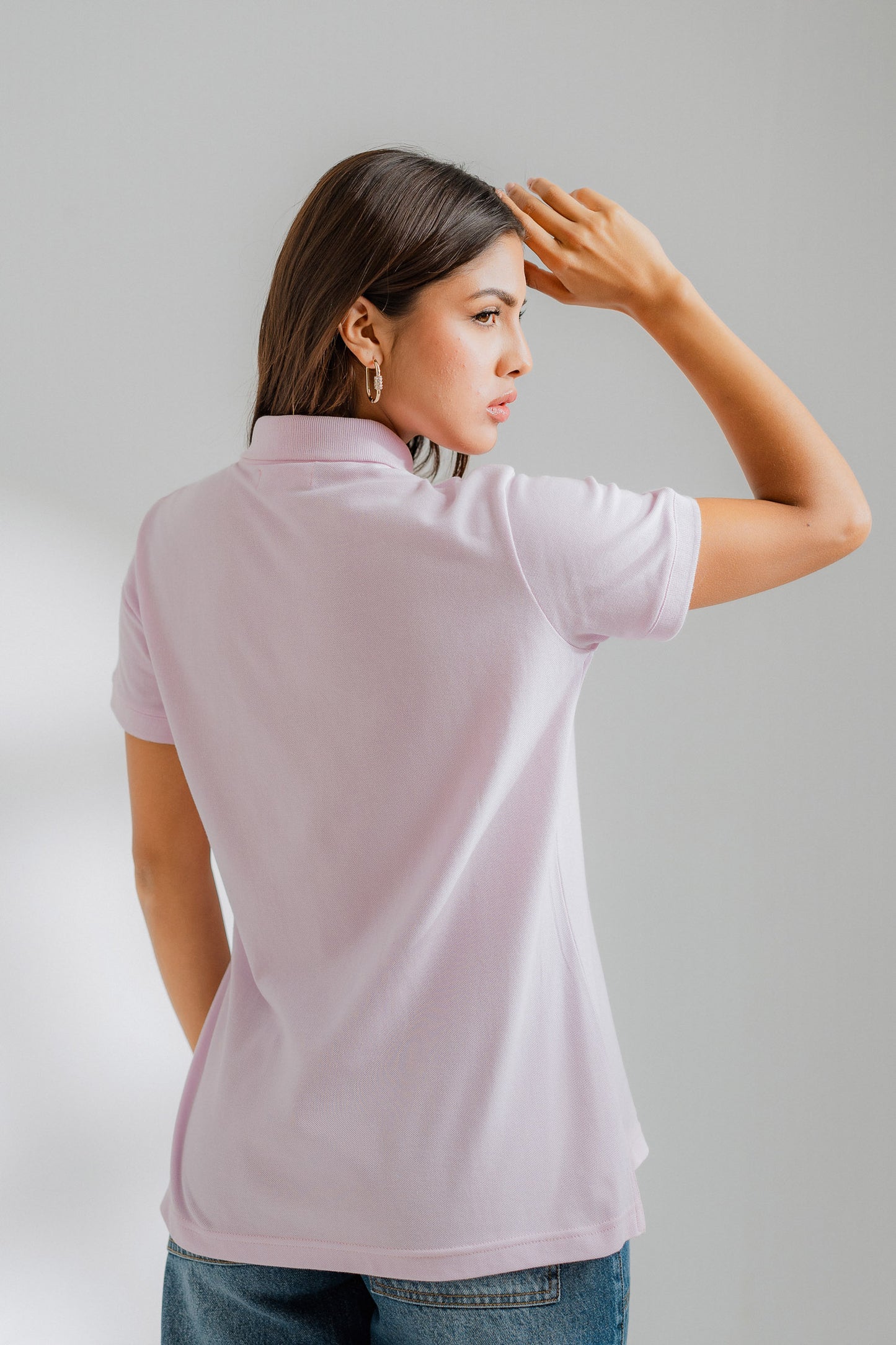 Light Pink Summer Polo Shirt