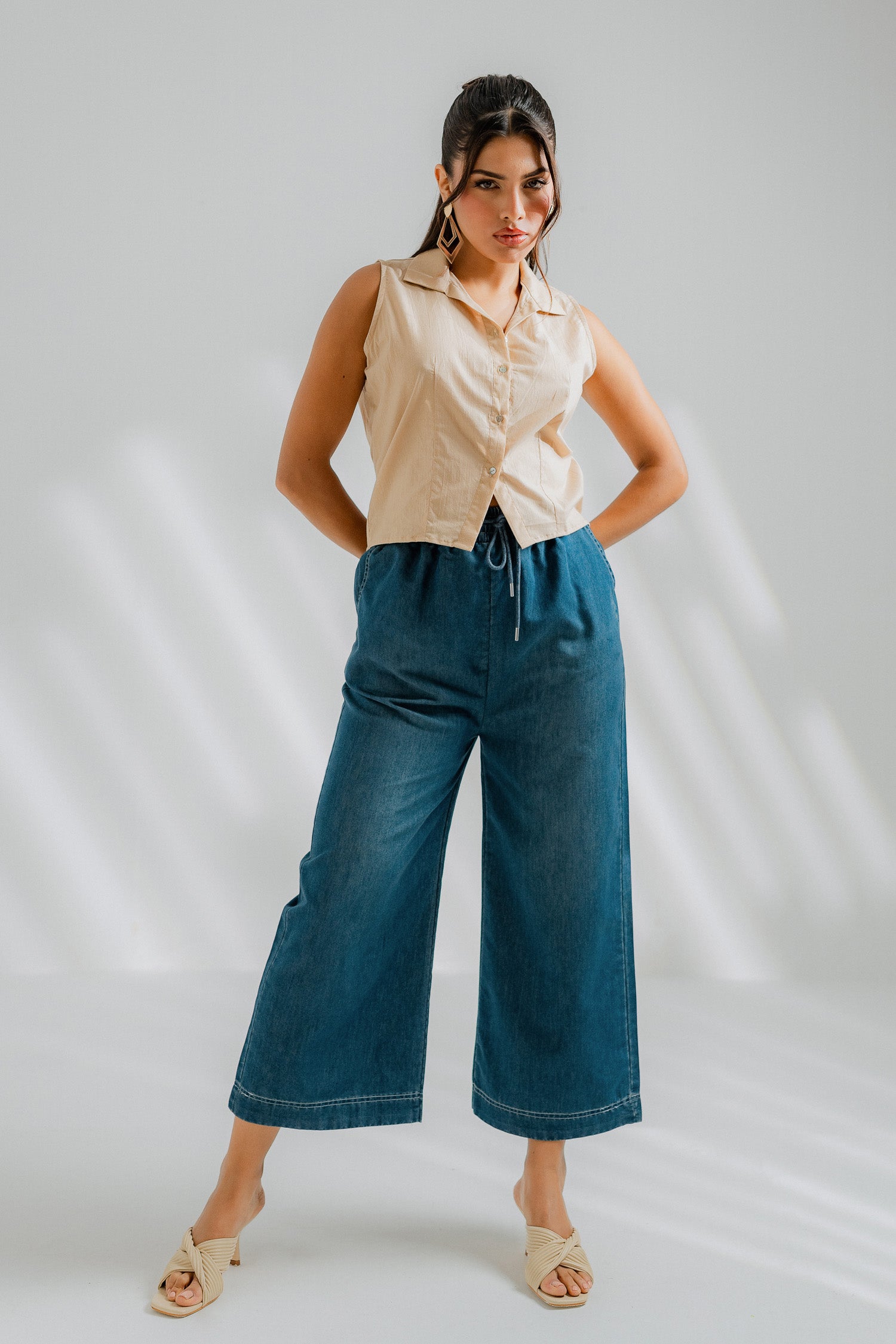 Cotton Crop Skin Shirt - Hustle N Holla