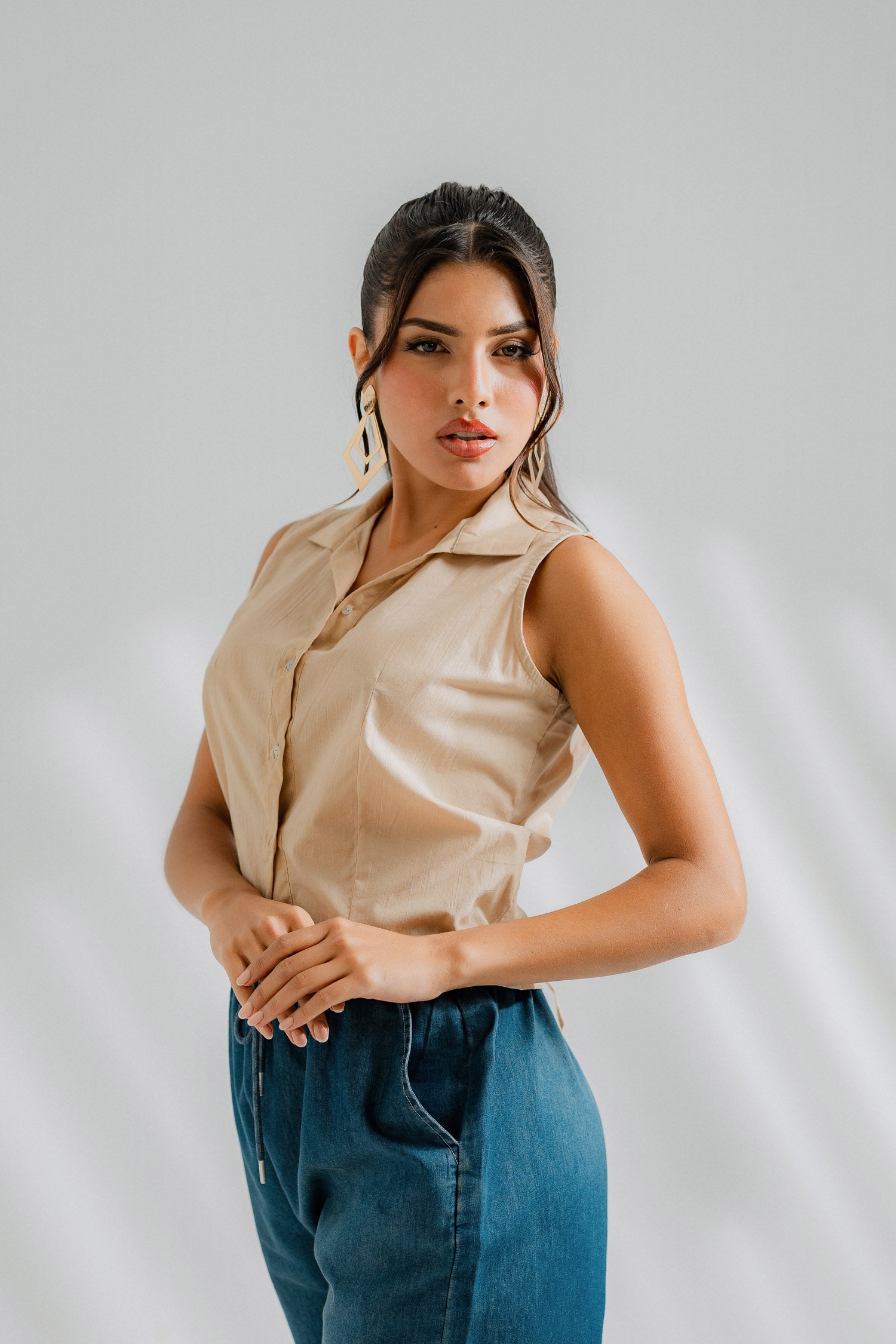 Cotton Crop Skin Shirt - Hustle N Holla