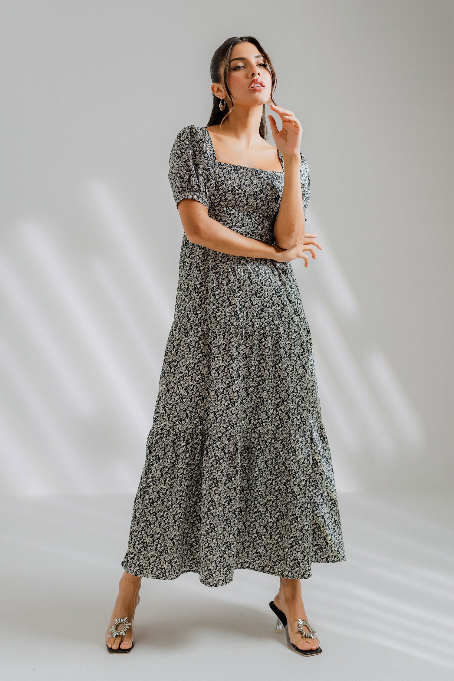 Printed Minor Fault Maxi Dress - Hustle N Holla