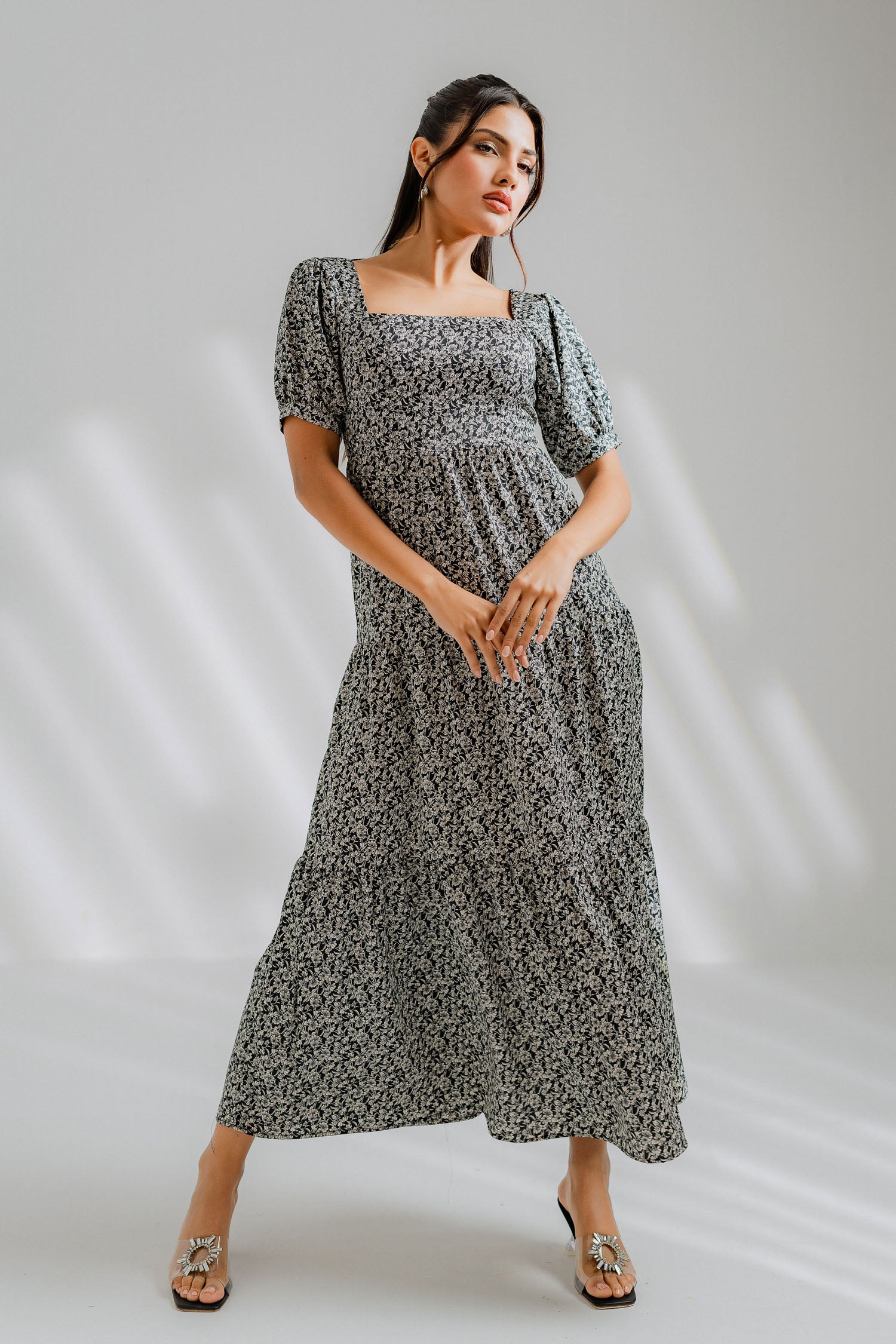 Printed Minor Fault Maxi Dress - Hustle N Holla