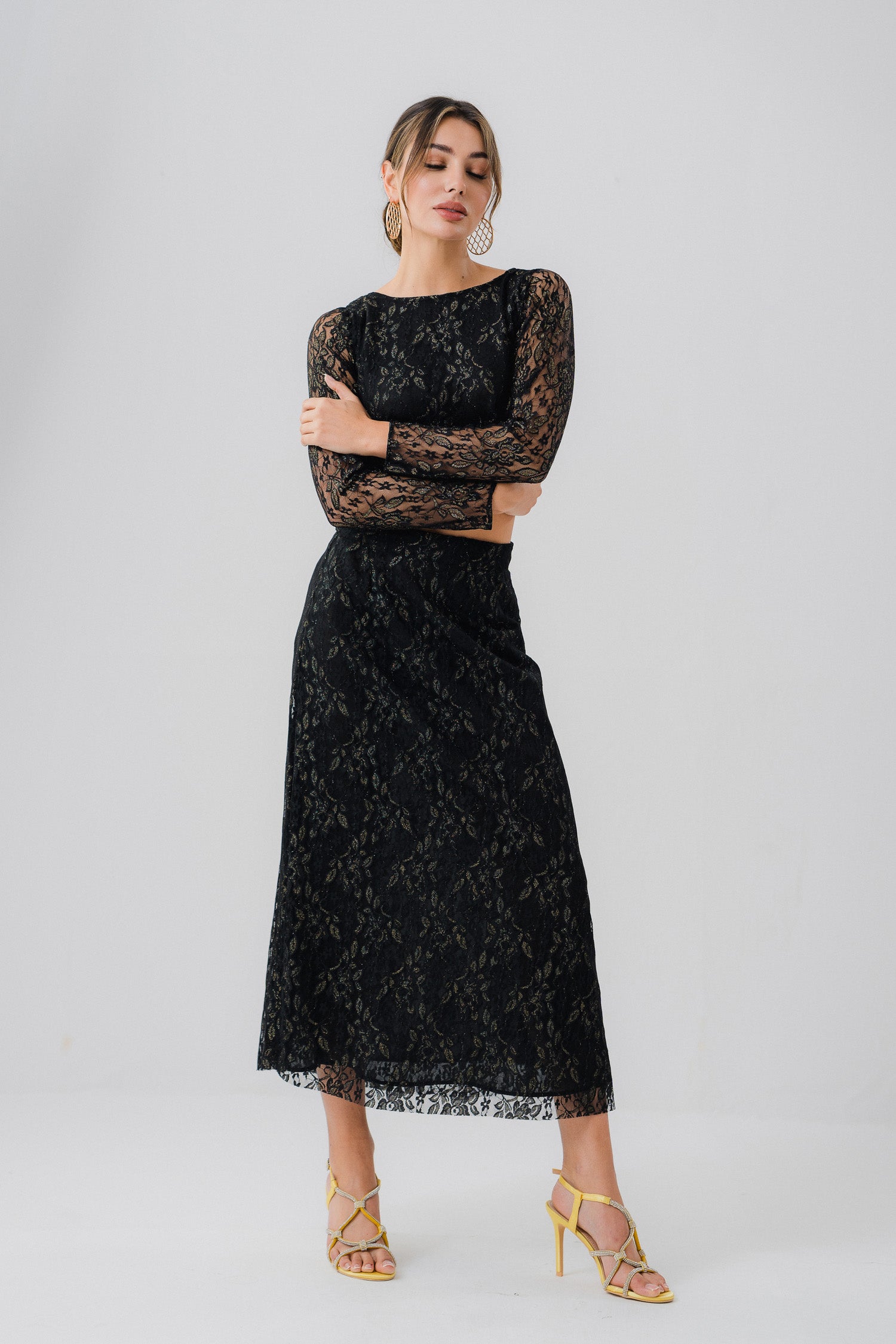 Black Net Skirt - Hustle N Holla