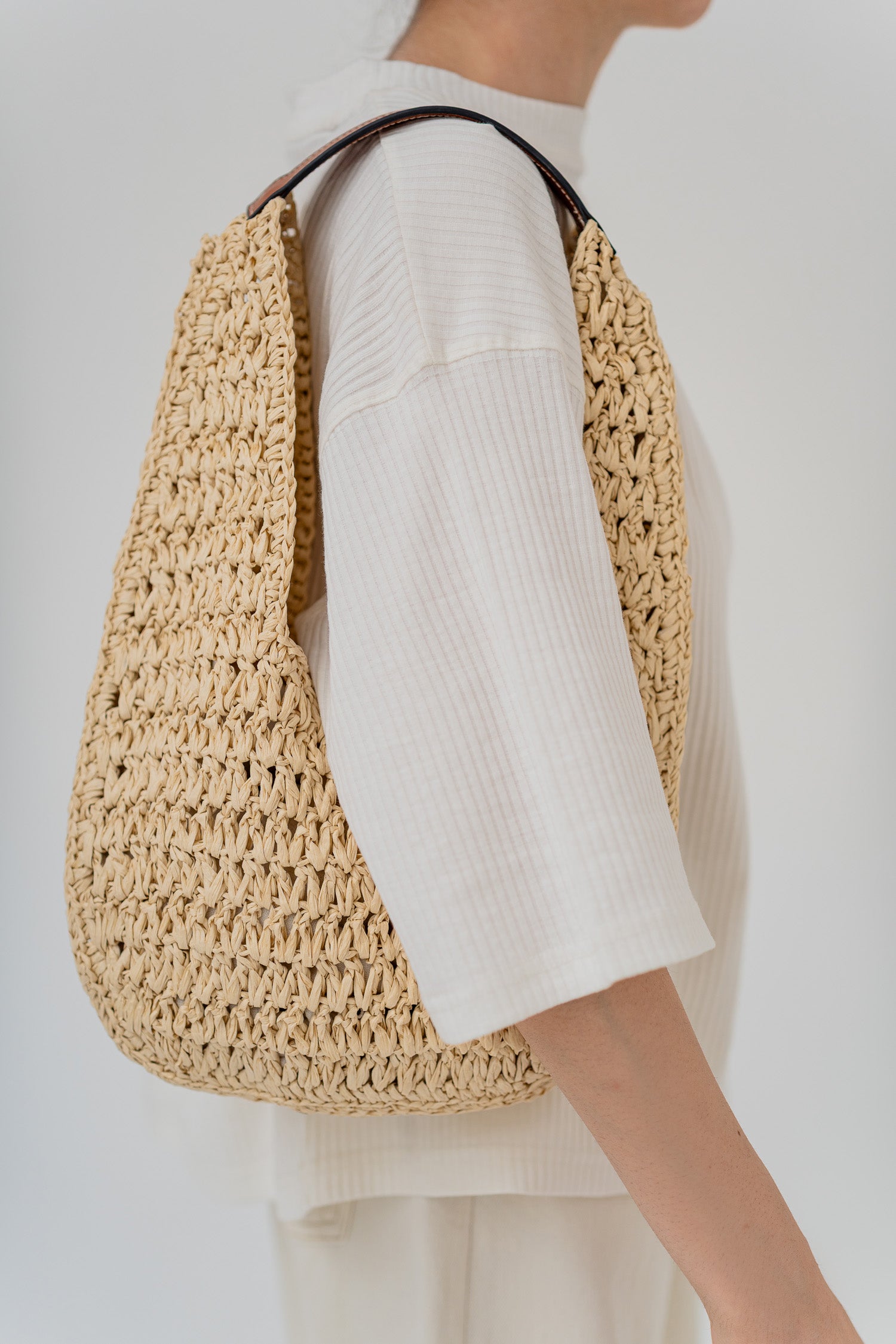Handmade Contrast Crochet Bag - Hustle N Holla