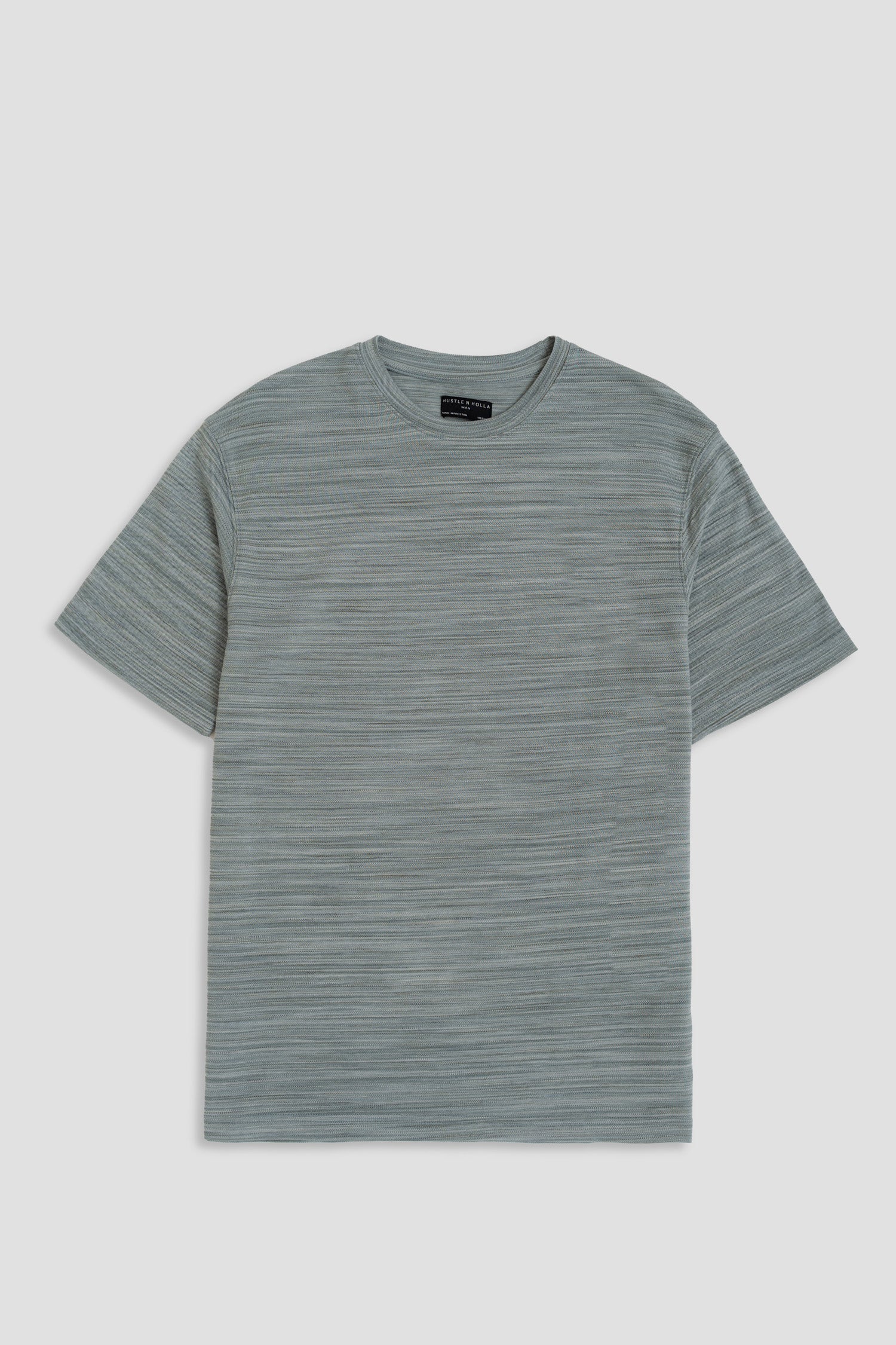 DIRTY TURQOISE REGULAR FIT JACQUARD T-SHIRT