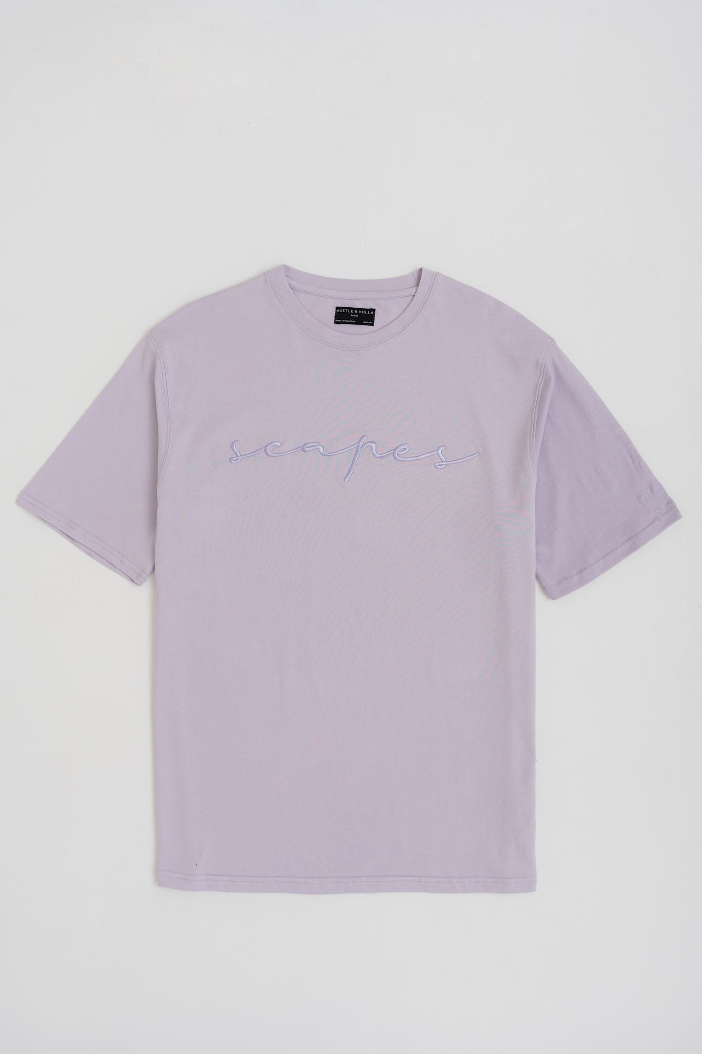 LILAC REGULAR FIT EMBROIDERED T-SHIRT - Hustle N Holla