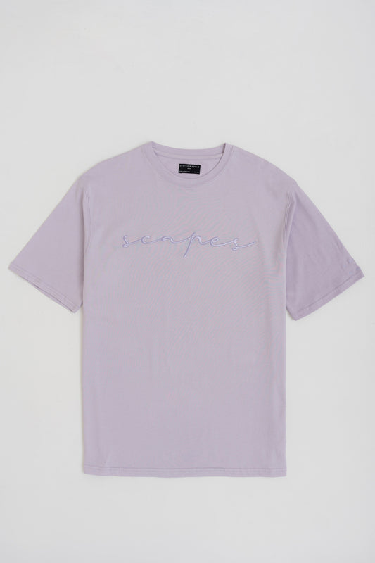 LILAC REGULAR FIT EMBROIDERED T-SHIRT - Hustle N Holla